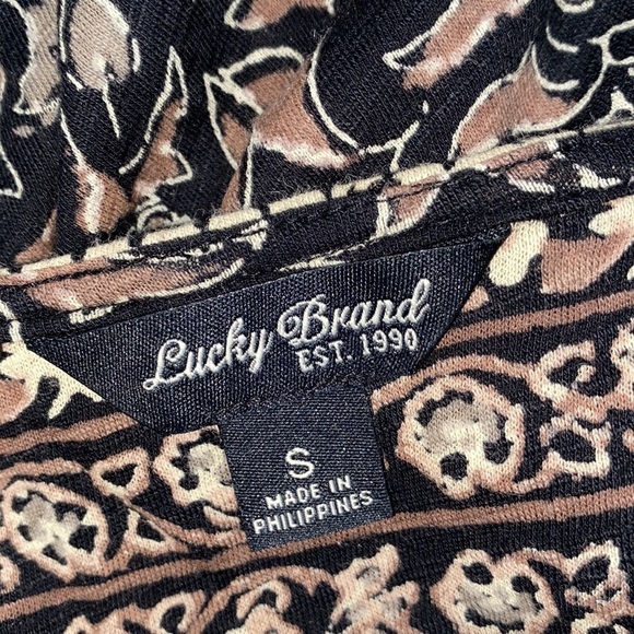 Lucky Brand top boho cotton blend size small - Picture 4 of 6